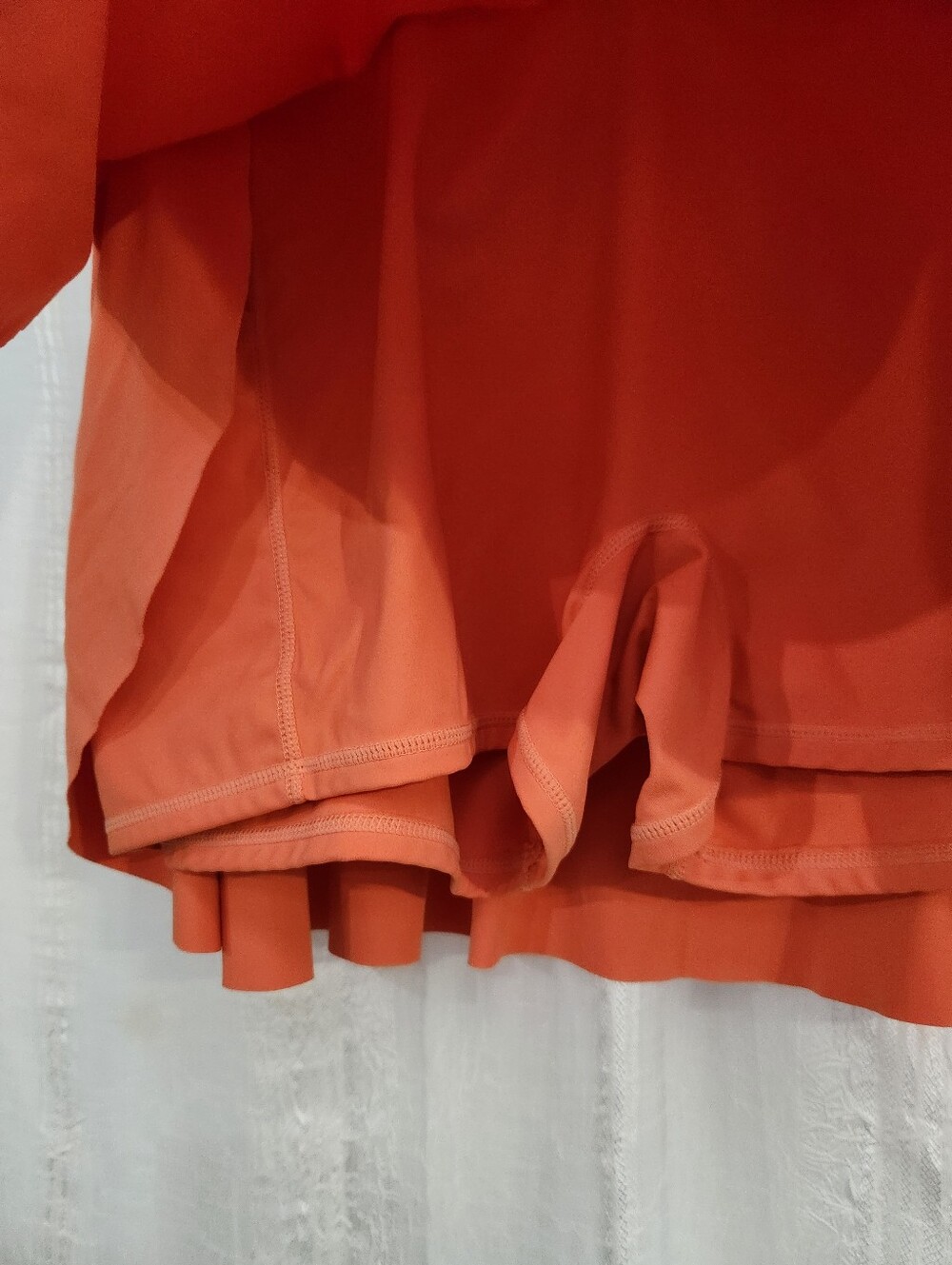 HALARA Orange Athletic Skort with Built-In Shorts - Picture 5 of 10